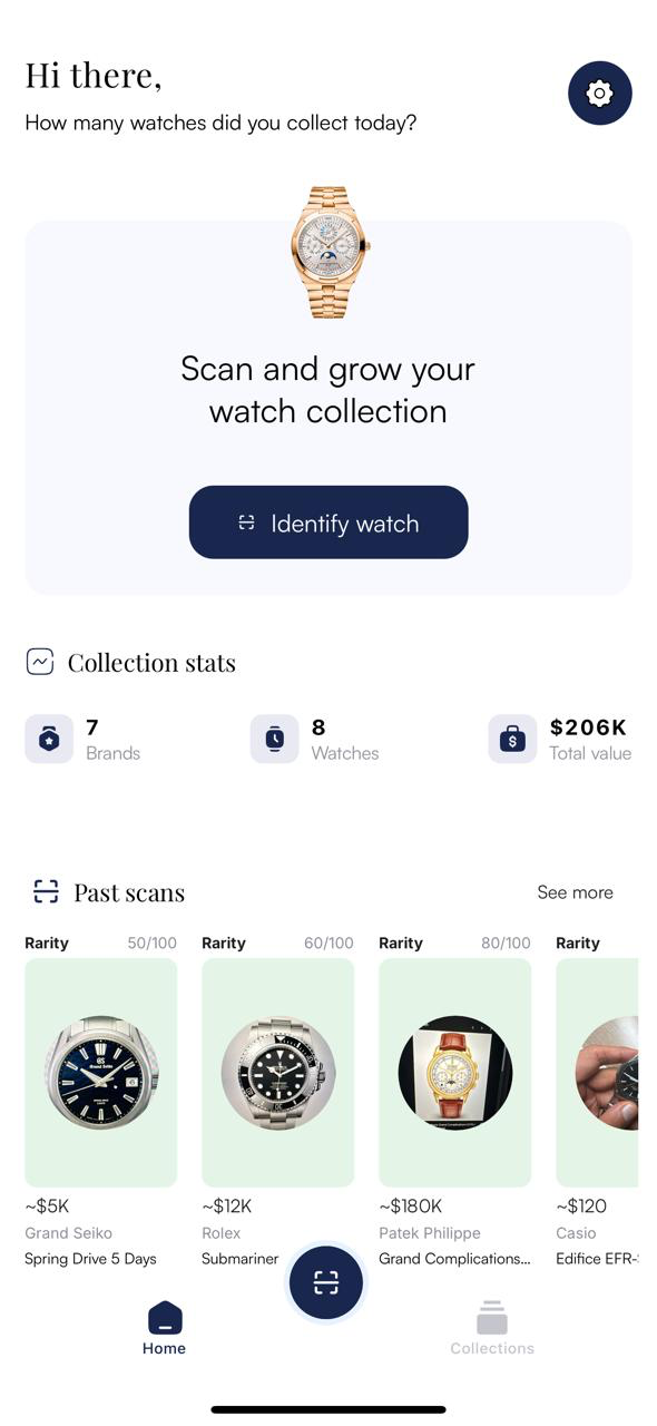 WatchIQ App Interface